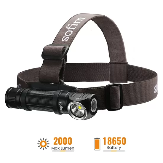 SOFIRN HS40 Rechargeable Headlamp with Magnetic tailcap